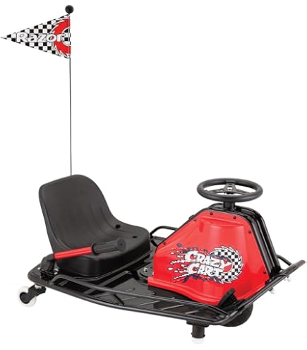 RAS トリガーカードセット Amazon.com: Razor Crazy Cart – 12 MPH (19 KMH) Ultimate Drifting